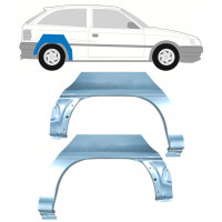 Hátsó sárvédő javító panel hoz Opel Astra 1991-2002 / Bal+Jobb / Készlet 9680