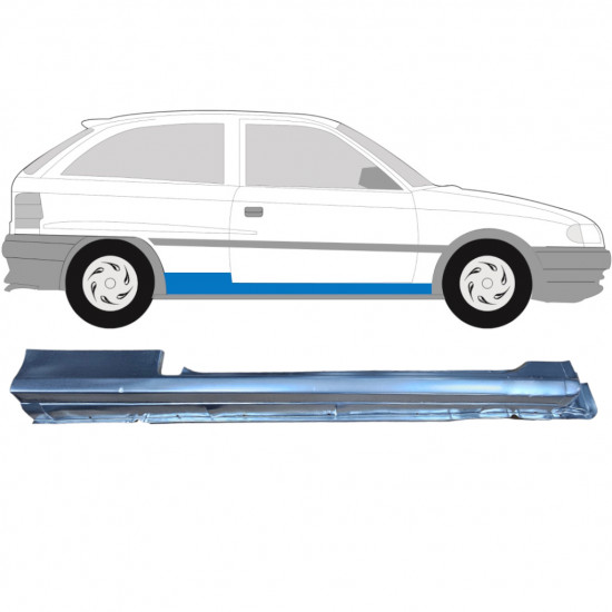 Küszöb javító panel hoz Opel Astra 1991-2002 / Jobb 6868