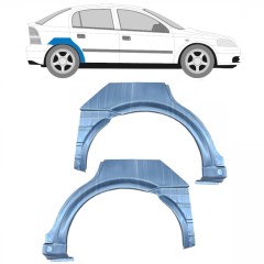 Hátsó sárvédő javító panel hoz Opel Astra G 1998-2009 / Bal+Jobb / Készlet 9167