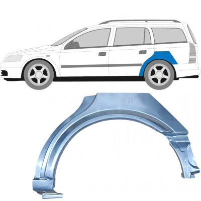 Hátsó sárvédő javító panel hoz Opel Astra 1998-2009 / Bal / COMBI 6861