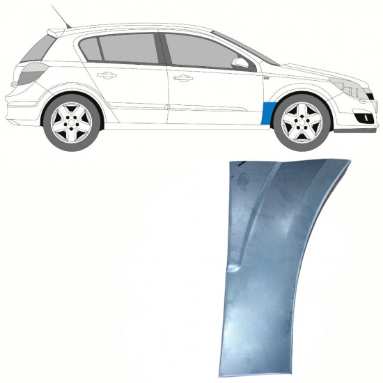 Első sárvédő javító panel hoz Opel Astra 2003-2014 / Jobb 10136