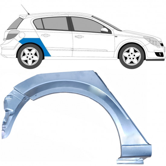 Alsó hátsó sárvédő javító panel hoz Opel Astra 2003-2014 / Jobb 6870