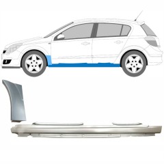 Teljes küszöb és első sárvédő javító panel hoz Opel Astra H 2003-2014 / Bal / Készlet 11162