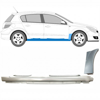 Küszöb és első sárvédő javító panel hoz Opel Astra 2003-2014 / Jobb 11161