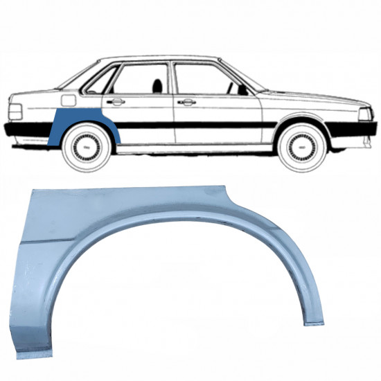 Hátsó sárvédő javító panel hoz Audi 80 B2 1978-1986 / Jobb 8891