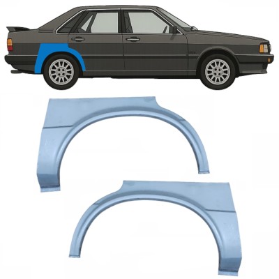 Hátsó sárvédő javító panel hoz Audi 80 B2 1978-1986 / Bal+Jobb / Készlet 10505