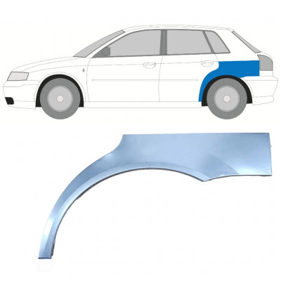 Hátsó sárvédő javító panel hoz Audi A3 8L 1996-2003 / Bal 11794