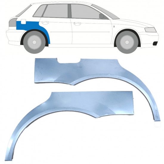 Hátsó sárvédő javító panel hoz Audi A3 8L 1996-2003 / Készlet 11795