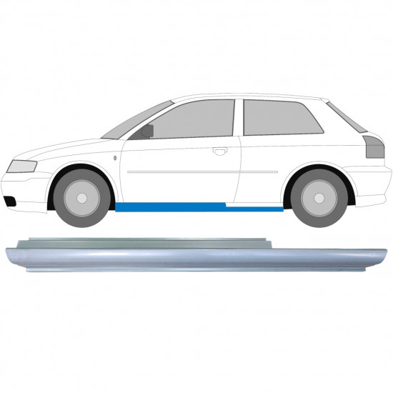 Küszöb javító panel hoz Audi A3 8L 1996-2003 / Bal 5841