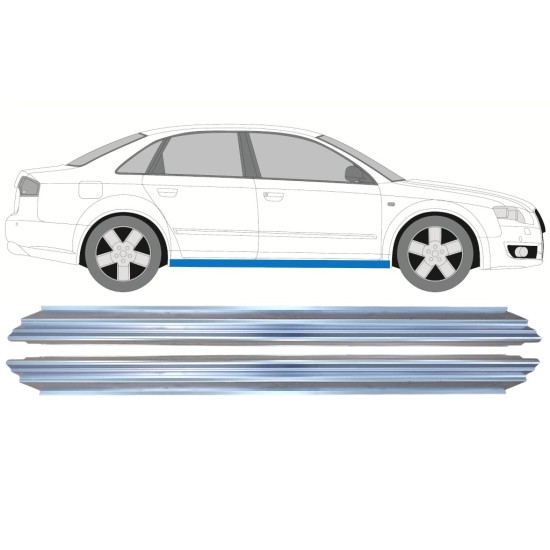 Küszöb javító panel hoz Audi A4 B7 2004-2007 / Bal+Jobb / Készlet 15176