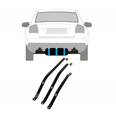 Tartószalag üzemanyagtartály hoz Audi A4 B6 2000-2004 A4 B7 2004-2008 11829