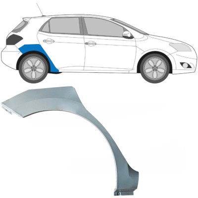 Hátsó sárvédő javító panel hoz Toyota Auris 2007-2012 / Jobb 16853