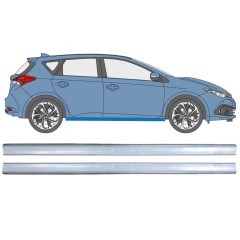 Küszöb javító panel hoz Toyota Auris 2013-2018 / Bal+Jobb / Készlet 12449
