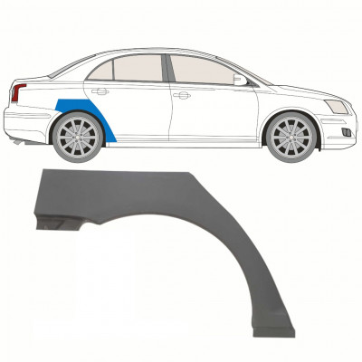 Hátsó sárvédő javító panel hoz Toyota Avensis 2003-2008 / Jobb 8374