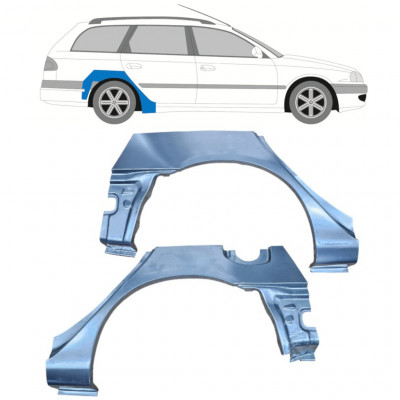 Hátsó sárvédő javító panel hoz Toyota Avensis 1997-2003 / Bal+Jobb / COMBI / Készlet 9813