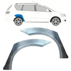 Hátsó sárvédő javító panel hoz Toyota Avensis Verso 2001-2011 / Bal+Jobb / Készlet 15878