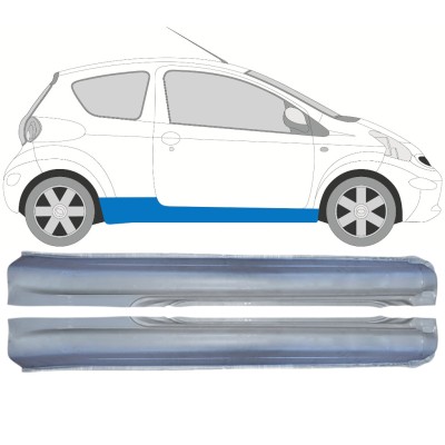 Teljes küszöb hoz Toyota Aygo 2005-2012 / Bal+Jobb / Készlet 14560