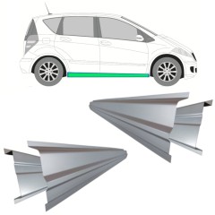Belső és külső küszöb javító panel hoz Mercedes A-Class W169 2004-2012 / Bal+Jobb / Készlet 11157