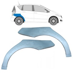 Hátsó sárvédő javító panel hoz Mercedes A-Class W169 2004-2012 / Bal+Jobb / Készlet 9265