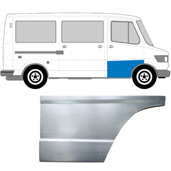 Magas első ajtó javító lemez hoz Mercedes T1 1977-1996 / Jobb 5226