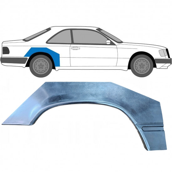 Hátsó sárvédő javító panel hoz Mercedes W124 1984-1997 / Jobb / COUPE 5390