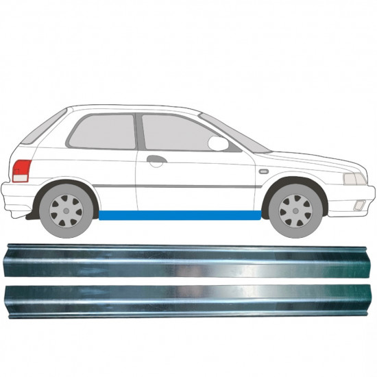 Küszöb javító panel hoz Suzuki Baleno 1995-2002 / Bal+Jobb / Készlet 10420