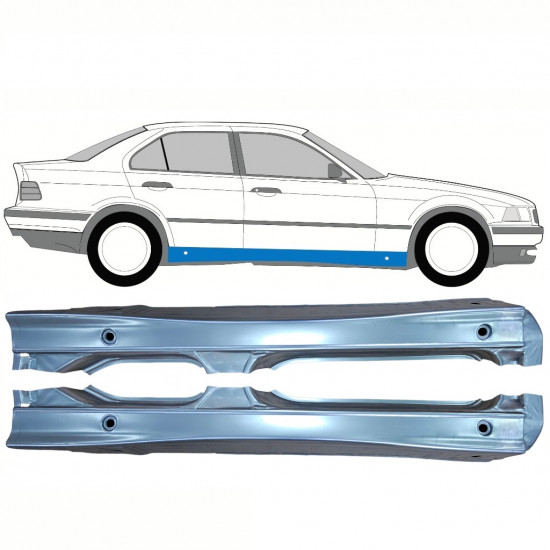 Teljes küszöb hoz BMW 3 E36 1990-2000 / Bal+Jobb / Készlet 10856