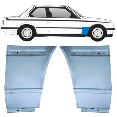 Első sárvédő javító panel hoz BMW 3 E30 1982-1994 / Bal+Jobb / Készlet 11483