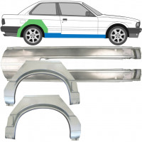 Küszöb és hátsó sárvédő javító panel hoz BMW 3 E30 1987-1994 / Bal+Jobb / Készlet 9518