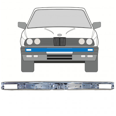 Króm első lökhárító hoz BMW 3 E30 1982-1987  12059