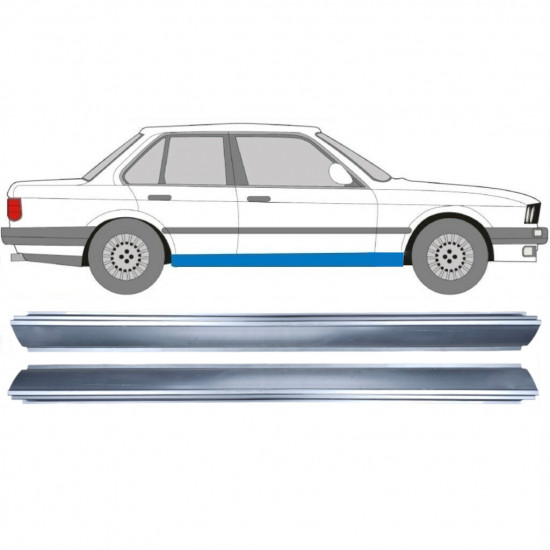 Küszöb javító panel hoz BMW 3 E30 1982-1994 / Készlet 11809