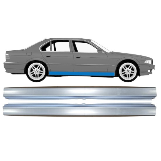 Küszöb javító panel hoz BMW 7 E38 1994-2001 / Bal+Jobb / Készlet 14834