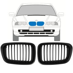 Hűtőrács hoz BMW 3 E46 1998-2006 / Bal+Jobb / Készlet 11128