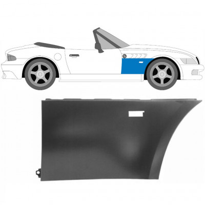 Első sárvédő hoz BMW Z3 1995-2003 / Jobb / COUPE / ROADSTER 6460