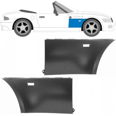 Első sárvédő hoz BMW Z3 1995-2003 / Bal+Jobb / COUPE / ROADSTER / Készlet 9499