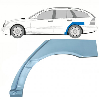 Hátsó sárvédő javító panel hoz Mercedes C-class 2000-2007 / Bal / COMBI 9099