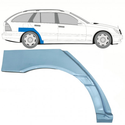 Hátsó sárvédő javító panel hoz Mercedes C-class 2000-2007 / Jobb / COMBI 9098