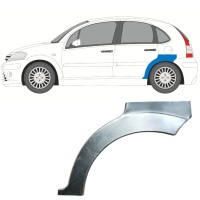 Hátsó sárvédő javító panel hoz Citroen C3 2002-2010 / Bal 14768