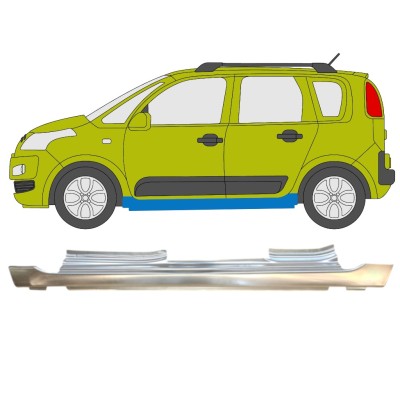 Teljes küszöb hoz Citroen C3 Picasso 2008- / Bal 14633