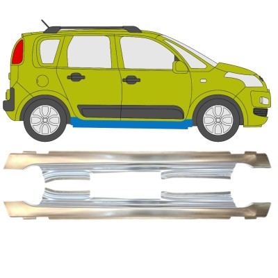 Teljes küszöb hoz Citroen C3 Picasso 2008- / Bal+Jobb / Készlet 14634