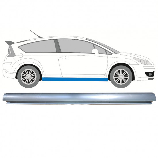 Küszöb javító panel hoz Citroen C4 2004-2011 7296