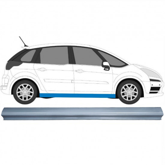 Küszöb javító panel hoz Citroen C4 Picasso 2006-2013 / Bal = Jobb (szimmetrikus) 11914