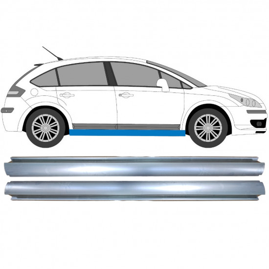 Küszöb javító panel hoz Citroen C4 2004-2011 / Bal = Jobb (szimmetrikus) / Készlet 9520