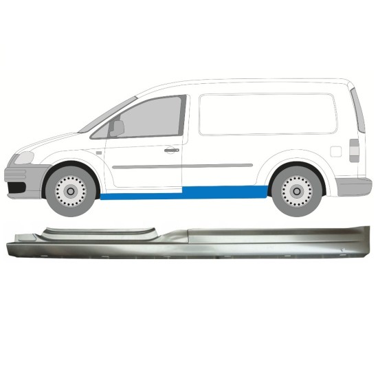 Teljes küszöb hoz Volkswagen Caddy 2004-2020 / Bal 16027