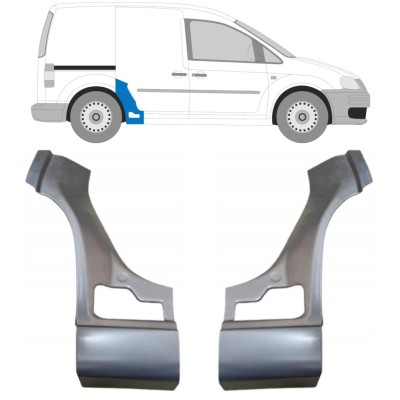 Hátsó sárvédő javító panel hoz Volkswagen Caddy 2004-2020 / Bal+Jobb / Készlet 15164