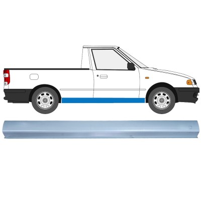 Küszöb javító panel hoz Volkswagen Caddy 1995-2004 / Bal = Jobb (szimmetrikus) / PICKUP 16185