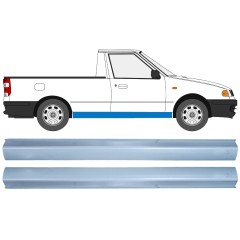 Küszöb javító panel hoz Volkswagen Caddy 1995-2004 / Bal = Jobb (szimmetrikus) / PICKUP / Készlet 16186