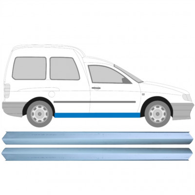 Küszöb javító panel hoz VW Caddy S Inca 1995-2004 / Bal = Jobb (szimmetrikus) / Készlet 10498