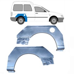 Hátsó sárvédő javító panel hoz Seat Inca 1995-2004 / Bal+Jobb / Készlet 13263