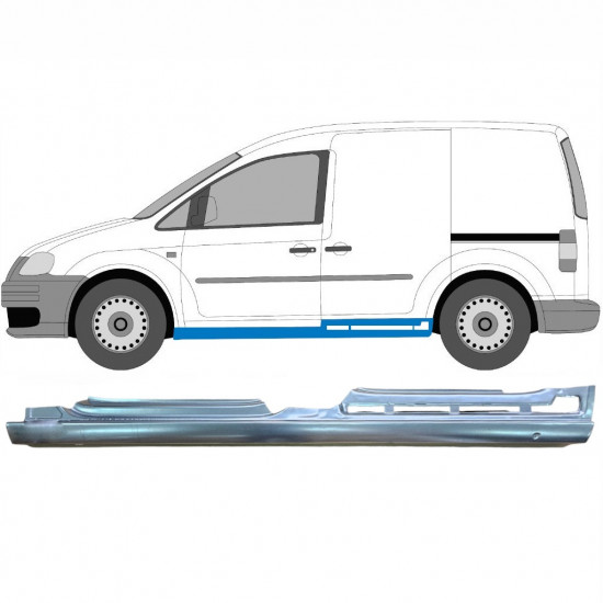 Küszöb javító panel hoz VW Caddy III 2004-2015 / Bal 5528